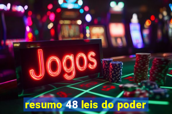 resumo 48 leis do poder